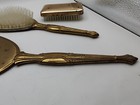 Antique Vintage Gold  Brass Vanity Set