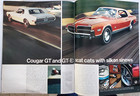 Original 1968 Mercury Full Line Brochure Catalog Cougar Gte Cyclone Nos 10x8
