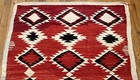 Antique Native American Indian Navajo Large Rug Blanket Transitional 69 x52 