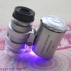 Mini 60x Magnifying Glass Pocket Led Uv Light Jewelers Loupe Jewelery Magnifier