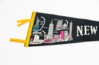 Vintage New York City Landmarks Souvenir Felt Pennant 27 