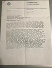 Louis Freeh Typed Letter Signed As Director Of The Fbi - To John Dingell