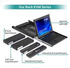 Mt-viki Kvm Switch 8 Port 8x1 Rackmount Kvm Switch Vga Included 8 2-in-1 Kvm    