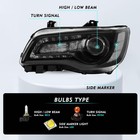 For Chrysler 300 300c 2015 2023 Halogen Headlamp Led Drl Driver Side