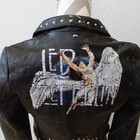Led Zeppelin Wilson Leather Jacket Coat New And Unused Size Small