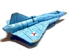 1989 Kenner Mega Force Triax Fighter Bomber Strike Aircraft Clean