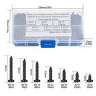 520 Pcs M3 Self-tapping Wood Screws  Small Phillips Head Pan Round Head Screw   