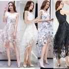 Women Long Lace Dress Prom Wedding Formal Evening Party Cocktail Bridesmaid