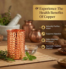 House Of Copper Real Copper Cups - Pure Copper Drinking Mugs  Copper Glasses   C