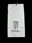 Monster Energy Golf Towel  31k Stitch   8in X 16in  5in Logo  white 
