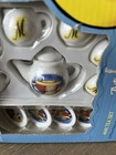 New In Box 2002 Schylling Madeline 13pc Mini Porcelain Tea Set 8 And Up