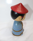Vintage Japanese Asian Chinese Boy Bobblehead Bobble Head Nodder Doll Figurine