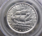 1936 Commemorative  delaware  Silver Half Dollar 50c Pcgs Ms64  686 Bu Ecc c Inc