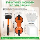 Kunvast Floor Gap Fixer Tool To Fix A Floor  Vinyl Dual Suction  Orange