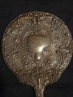 Antique Gorham Sterling Silver Hand Mirror Frame No Glass Repousse Floral 162g