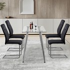 Set Of 2 4 6 Pu Leather Dining Chair Side Chairs Office Kitchen Seat Furniture