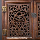 20  Old Chinese Marked Huang Huali Wood Carving Hollow Out Cabinet Furniture