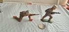 2 Vintage Manoil barclay Lead Soldiers  1930s 