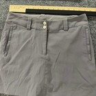 Nike Golf Shorts Womens Size 6 Gray Dri-fit Tour Performance Athletic Casual