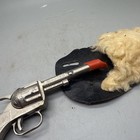 Vintage 1950 s Hubley Pet Small Toy Diecast Cap Gun Kids Pistol With Holster