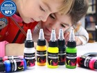33 Vibrant Colors Airbrush Paint Set 36 Bottles Of Acrylic Paint For Models C   