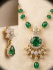Indian Bollywood Style Bridal Choker Kundan Necklace Earrings Faison Jewelry Set
