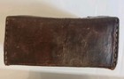 Wwii Leather Ammunition Pouch  Japanese Writing  Punch Clasp    Horizontal Strap