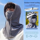 3-in-1 Cooling Balaclava Face Mask Sun Face Shield Uv Protection Full Head Hood