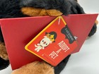 Fao Schwarz Plush Dog German Shepherd 14 5    Black Gold Brown Sealed Adopt Papers