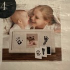Babyprints Newborn Baby Handprint And Footprint Photo Frame Kit  White  New Seal