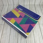 Trapper Keeper   Folders Vintage 80 s Style Design Retro Color Block Book Binder