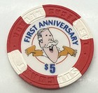 Suncoast Casino  5 Chip Las Vegas Nevada Nv House Mold 1st Anniversary 2001