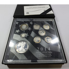 2014 Us Mint Limited Edition Silver Proof 8 Coin Set With American Eagle  70052r