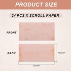 24 Packs Envelopes Vintage Aged Paper Pink Red-9 X 4 Inch