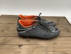Nike Hypervenom Men   s Cleats Gray Black Size 8 5  No Insoles