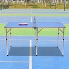 Ping Pong Table Foldable Table Tennis Table Outdoor With 2 Paddles And 3 Balls 