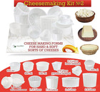11 Pcs Cheese Making Kit Beginners - Soft Cheese Molds   Cheese Mold With A Foll