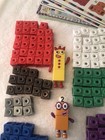 Number Blocks Mathlink Cubes Math Counting Toy Lot Learning Resources 250  Parts