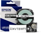 Epson Labelworks 224vtbwpx Black On White 1   24mm  Vinyl Label Tape   5-pack  