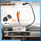 Universal Pack 1  Camera Adapter M12 4-pin Female To Rca Av Dc Male Connector