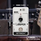 Strich Looper Guitar Effect Pedal 90 Mins 3 Save Slots Usb I o True Bypass