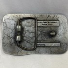 Vintage John Deere 1993 Belt Buckle 6200 Tractor Moline Illinois Usa