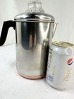 Vtg Revere Ware 8 Cup Coffee Pot Percolator Pre 68 Stove Top Glass Top Copper Fs