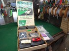 Vintage Eldon Big 100 Road Race Set Slot Car Track 1963