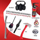 Fire Fighting Control Set Fireman Role Play Toy With Face Mask Axe For Kids Gift