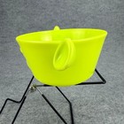 Rare 2001 Dreamworks Shrek Kellogg   s Lime Green Ogre Ear Cereal Bowl 6    Plastic