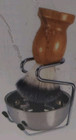 Badger Hair Stainless Steel 3n1 Shaving Brush   Mug Stand Holder Travel Set Nib