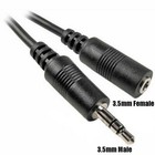 50 Pack 6ft 3 5mm Stereo Audio Extension Cable Male To Female M f Mp3 1 8  Lot
