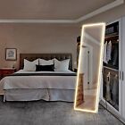 64 x21  Full Length Mirror With Led Lights Full Body Standing Floor Mirror