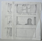 Poltergeist Storyboard Movie Carl Aldana Production Original Art 2 Pages